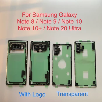 Transparentné Sklo Perspec Pre SAMSUNG Galaxy Note 8 9 10 10+ Plus 20 Ultra Späť Kryt Batérie Zadné Dvere Prípade Jasne Bývanie