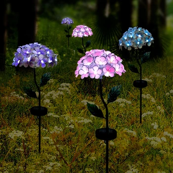 Umelé Skúmie Kvet Trávnik Vkladov Lampa LED Solárne Svetlo Vonkajšie Záhradné Umenie, Svetelné Dekorácie Na Nádvorí Cesta Flowerbed